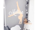 Stickers muraux de gymnastique